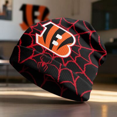 Cincinnati Bengals | Premium NFL Spiderman Brand New Day Beanie Hat