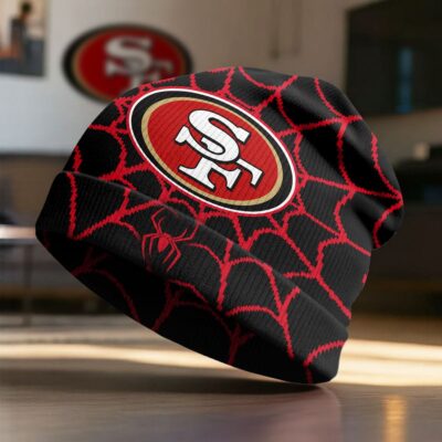 San Francisco 49ers | Premium NFL Spiderman Brand New Day Beanie Hat