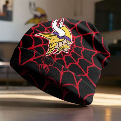 Minnesota Vikings | Premium NFL Spiderman Brand New Day Beanie Hat