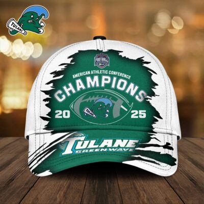 Tulane Green Wave | Premium 2025 AAC Football Champions Classic Cap