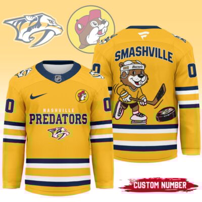 Nashville Predators | Premium NHL Bucees Personalized Hockey Jersey