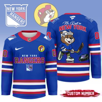 New York Rangers | Premium NHL Bucees Personalized Hockey Jersey - 5XL