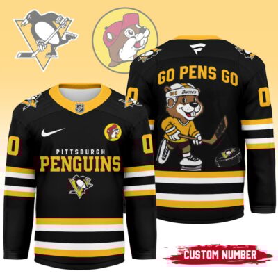 Pittsburgh Penguins | Premium NHL Bucees Personalized Hockey Jersey