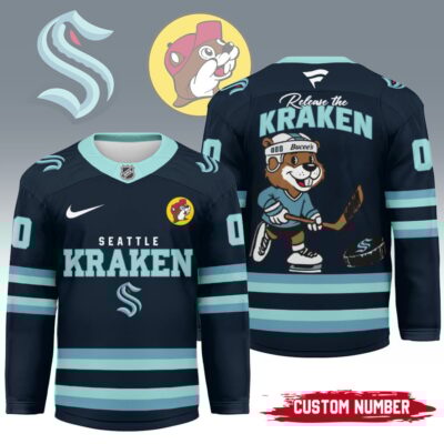 Seattle Kraken | Premium NHL Bucees Personalized Hockey Jersey