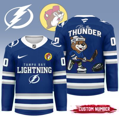 Tampa Bay Lightning | Premium NHL Bucees Personalized Hockey Jersey