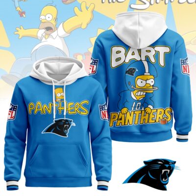 Carolina Panthers | Premium NFL Bart Simpson Hoodie - 3XL