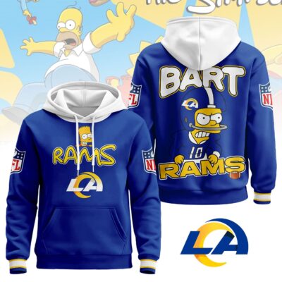 Los Angeles Rams | Premium NFL Bart Simpson Hoodie