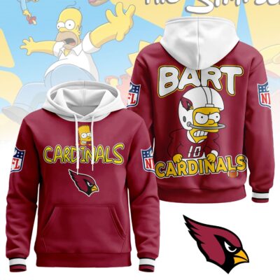 Arizona Cardinals | Premium NFL Bart Simpson Hoodie