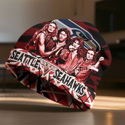 Seattle Seahawks | Premium NFL Van Halen Beanie Hat