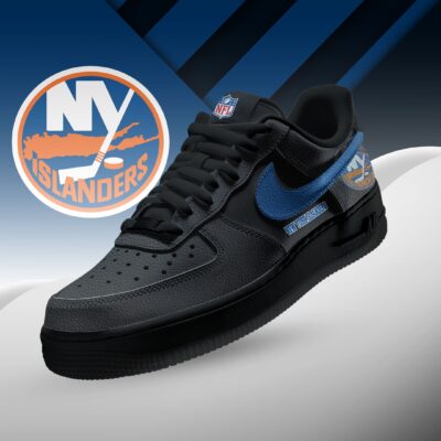New York Islanders | Premium NHL Teams Black AF1 Shoes