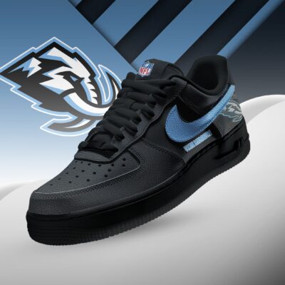 Utah Mammoth | Premium NHL Teams Black AF1 Shoes