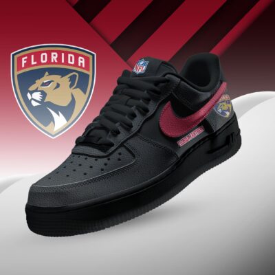 Florida Panthers | Premium NHL Teams Black AF1 Shoes