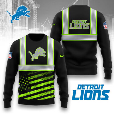 Detroit Lions | Premium NFL Safety Hi-Vis Hoodie