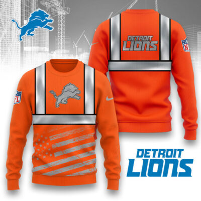 Detroit Lions | Premium NFL Safety Hi-Vis Hoodie