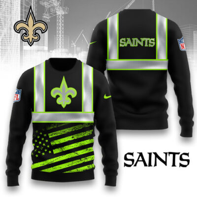 New Orleans Saints | Premium NFL Safety Hi-Vis Hoodie