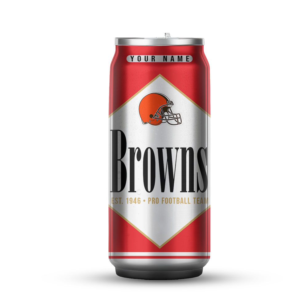 Cleveland Browns | Premium NFL Marlboro Can Tumbler - Image 2