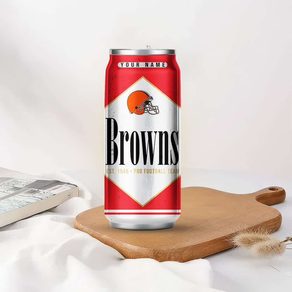 Cleveland Browns | Premium NFL Marlboro Can Tumbler - Image 3