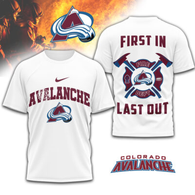 Colorado Avalanche | Premium NHL Fire Dept 3D Shirt