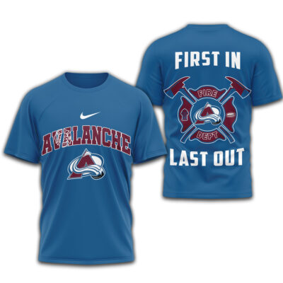 Colorado Avalanche | Premium NHL Fire Dept 3D Shirt