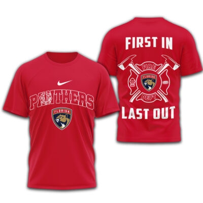 Florida Panthers | Premium NHL Fire Dept 3D Shirt