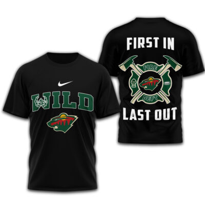 Minnesota Wild | Premium NHL Fire Dept 3D Shirt