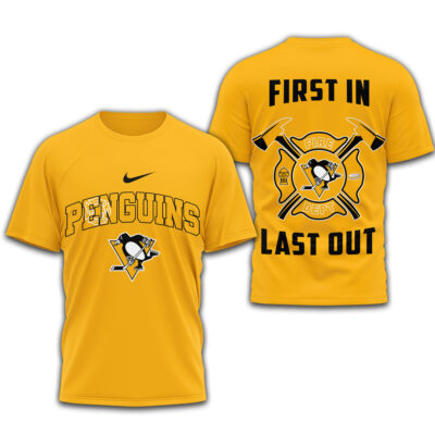 Pittsburgh Penguins | Premium NHL Fire Dept 3D Shirt