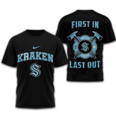 Seattle Kraken | Premium NHL Fire Dept 3D Shirt
