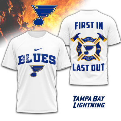 St. Louis Blues | Premium NHL Fire Dept 3D Shirt