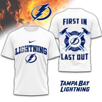 Tampa Bay Lightning | Premium NHL Fire Dept 3D Shirt