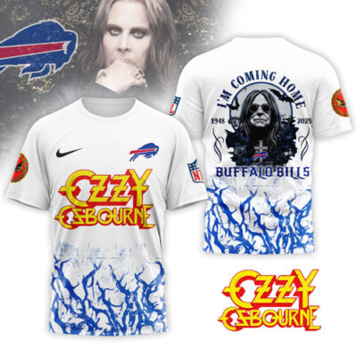Buffalo Bills | Premium NFL Ozzy Osbourne I Am Coming Home 3D Shirt