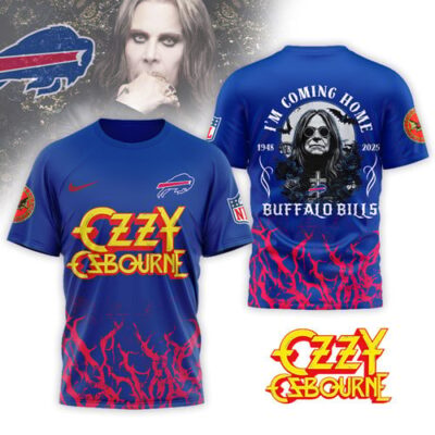 Buffalo Bills | Premium NFL Ozzy Osbourne I Am Coming Home 3D Shirt