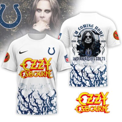 Indianapolis Colts | Premium NFL Ozzy Osbourne I Am Coming Home 3D Shirt
