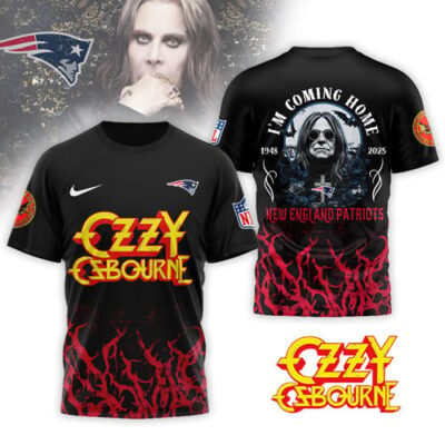 New England Patriots | Premium NFL Ozzy Osbourne I Am Coming Home 3D Shirt
