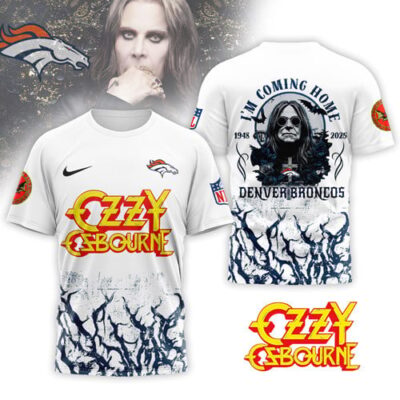Denver Broncos | Premium NFL Ozzy Osbourne I Am Coming Home 3D Shirt
