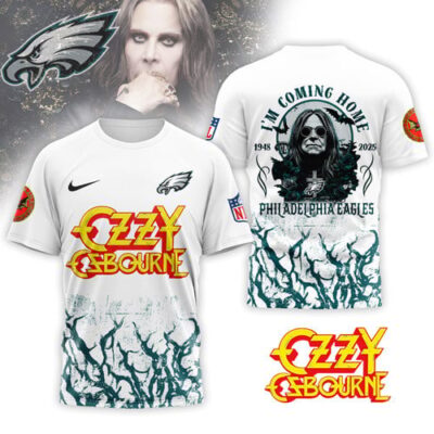 Philadelphia Eagles | Premium NFL Ozzy Osbourne I Am Coming Home 3D Shirt