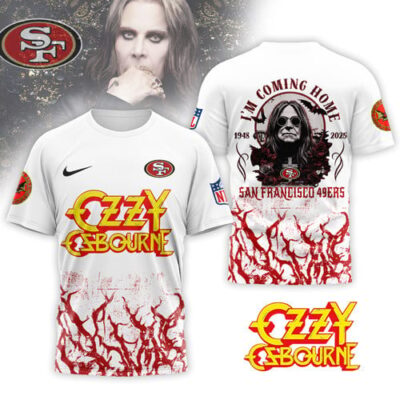 San Francisco 49ers | Premium NFL Ozzy Osbourne I Am Coming Home 3D Shirt