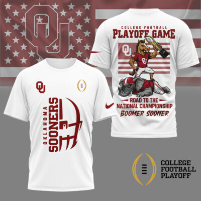 Oklahoma Sooners | Premium NCAA College Football Playoff Game 3D Shirt