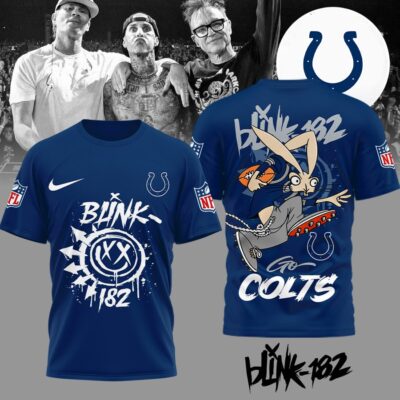 Indianapolis Colts | Premium NFL Blink 182 3D Shirt