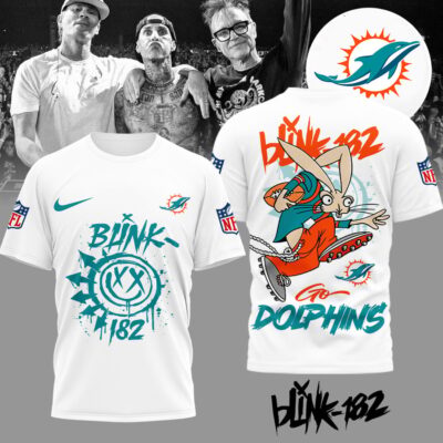 Miami Dolphins | Premium NFL Blink 182 3D Shirt