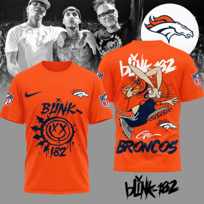 Denver Broncos | Premium NFL Blink 182 3D Shirt