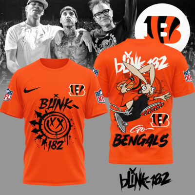 Cincinnati Bengals | Premium NFL Blink 182 3D Shirt