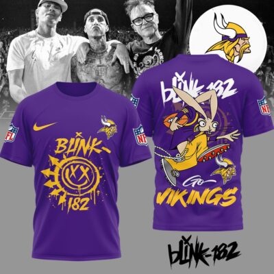 Minnesota Vikings | Premium NFL Blink 182 3D Shirt