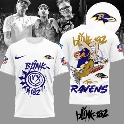 Baltimore Ravens | Premium NFL Blink 182 3D Shirt