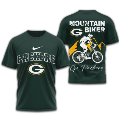 Green Bay Packers | Premium NFL Mountain Biker 3D Shirt