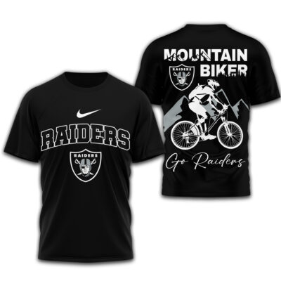 Las Vegas Raiders | Premium NFL Mountain Biker 3D Shirt