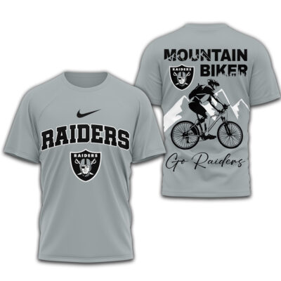 Las Vegas Raiders | Premium NFL Mountain Biker 3D Shirt