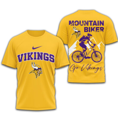 Minnesota Vikings | Premium NFL Mountain Biker 3D Shirt