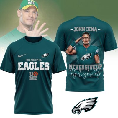 Philadelphia Eagles | Premium NFL John Cena Fan 3D Shirt