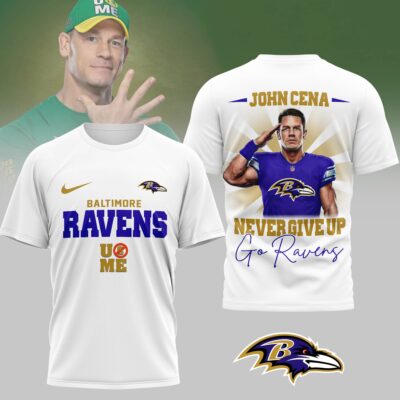 Baltimore Ravens | Premium NFL John Cena Fan 3D Shirt