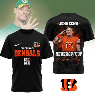 Cincinnati Bengals | Premium NFL John Cena Fan 3D Shirt